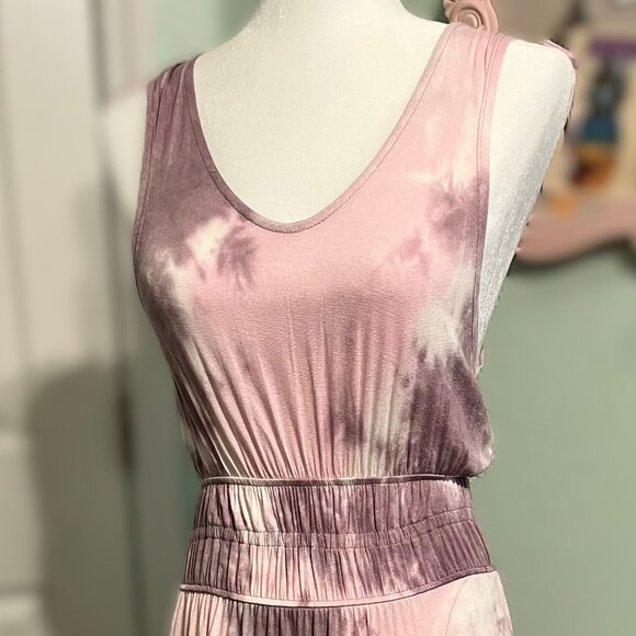 Pink Rose Sun Dress, Size M - Picture 1 of 6